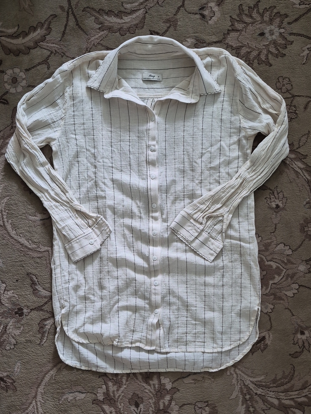 Maaji Striped Shirt/Cover-up - M
